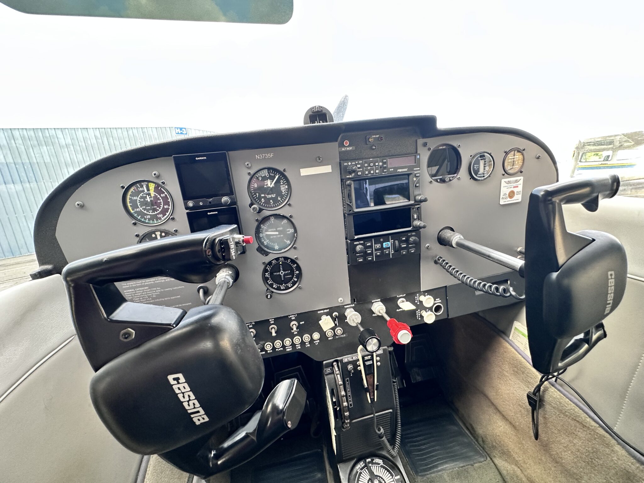 N3735F Cockpit Panel